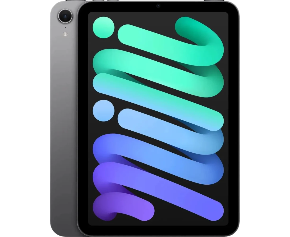 Планшет Apple i Pad mini 2024 A2993 A17 Pro (MXN63 LL/A) 6 С RAM8 Gb ROM128 Gb 8.3" IPS 2266x1488 i OS серый космос