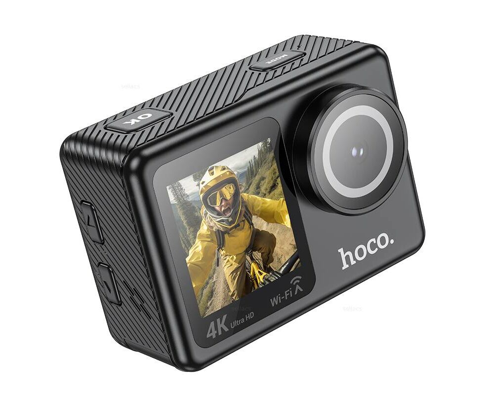 Спортивная камера HOCO DV101 dual color screen sports camera (black)