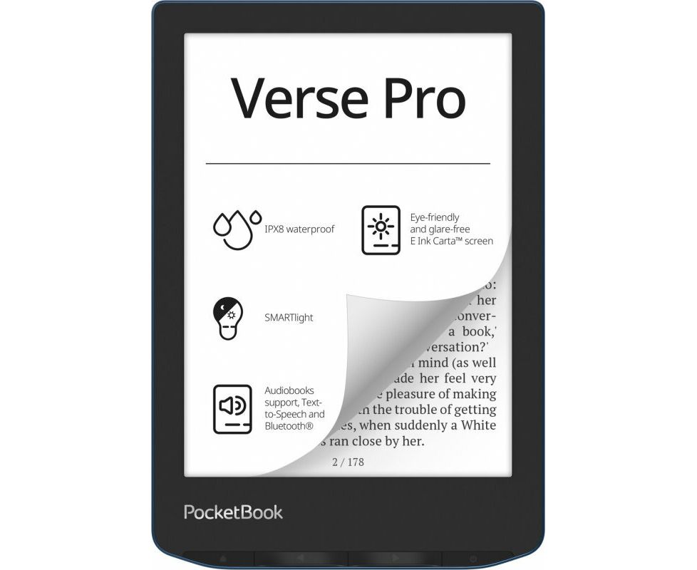 Электронная книга Pocket Book 634 Verse Pro (PB634-A-WW) Azure