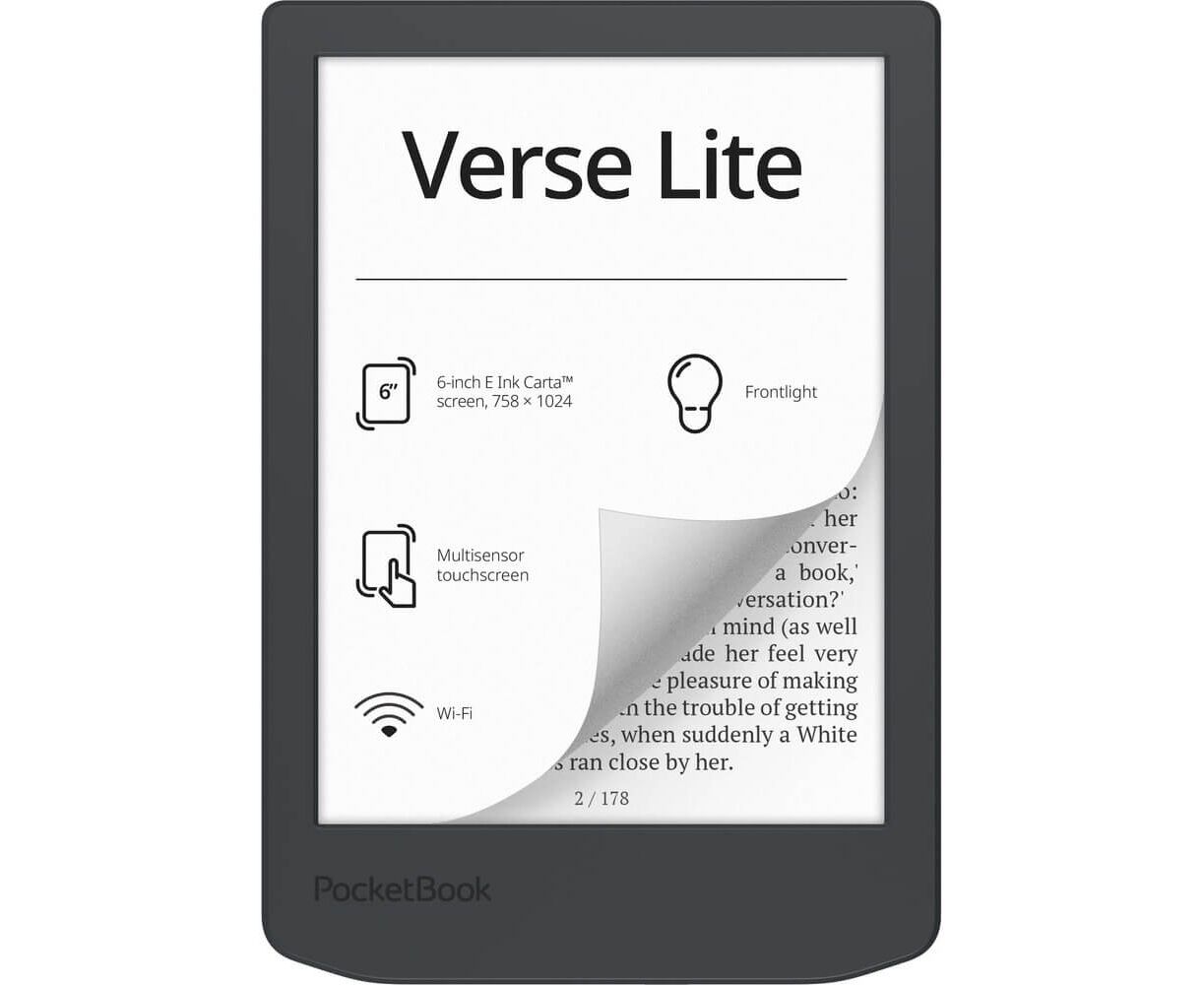 Электронная книга Pocket Book 619 Verse Lite WW (серый)