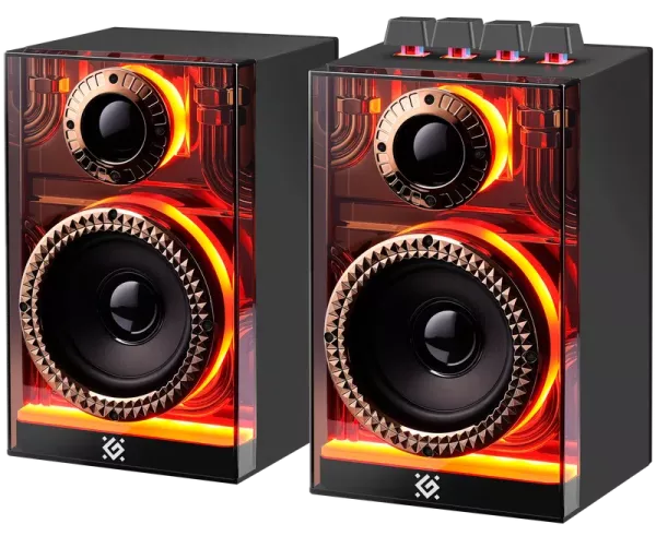 Акустическая система 2.0 DEFENDER Futuro 20 Вт, BT/USB/TF/AUX/2400м А*ч 65087