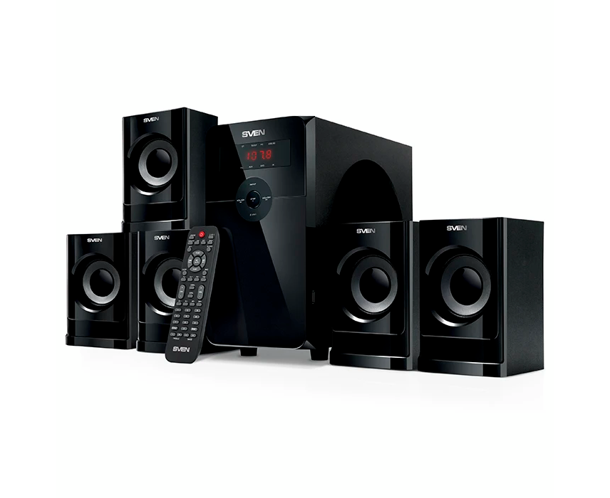 Акустическая система 5.1 SVEN АС HT-201 (черный)