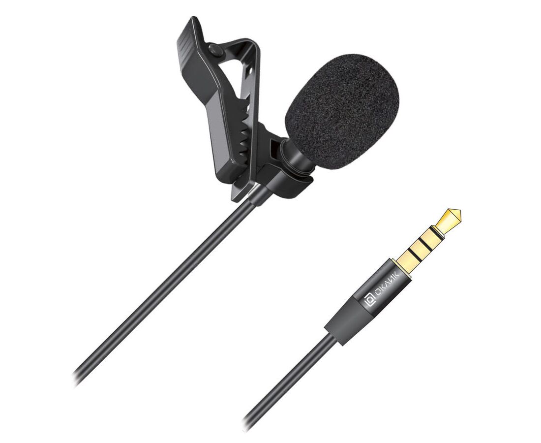 Микрофон проводной Oklick MP-M400 3м черный