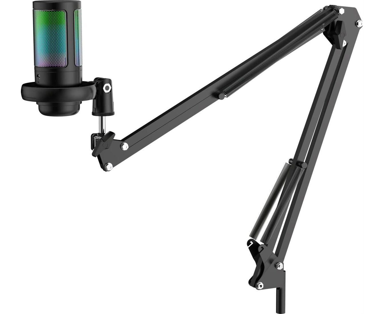 Микрофон DEFENDER Space GMC 550 USB, RGB, стойка, провод 1.8 м, 64655
