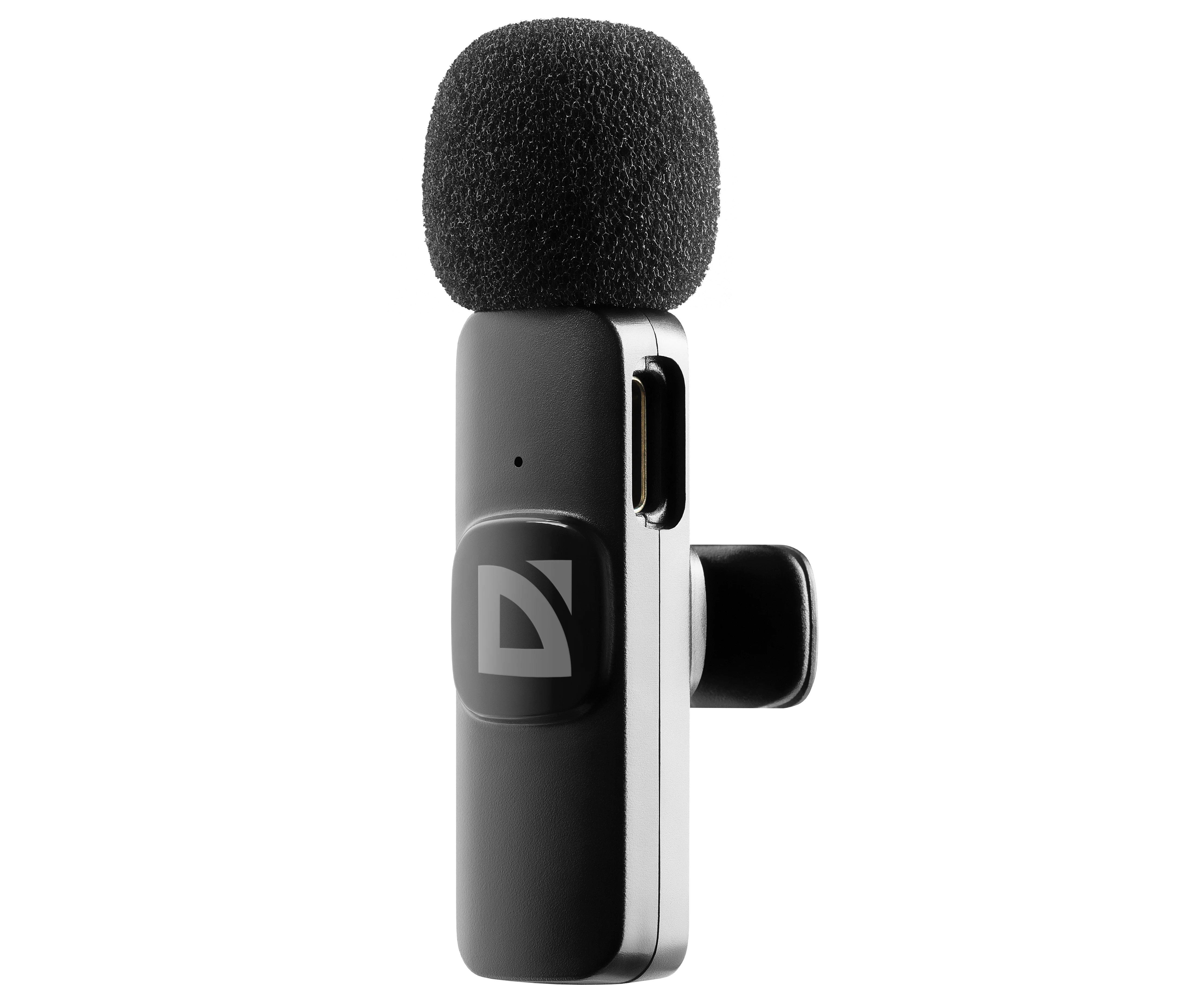 Петличный микрофон DEFENDER Talky-137 wrls, черный, 1шт, адаптер (64147)