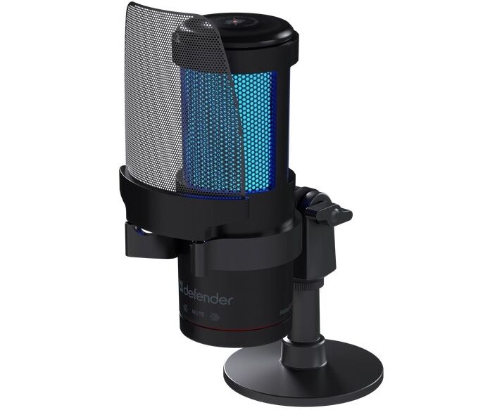 Микрофон DEFENDER Impulse GMC 400 USB, RGB, провод 2 м