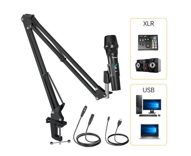 Микрофон MAONO AU-HD300 S черный