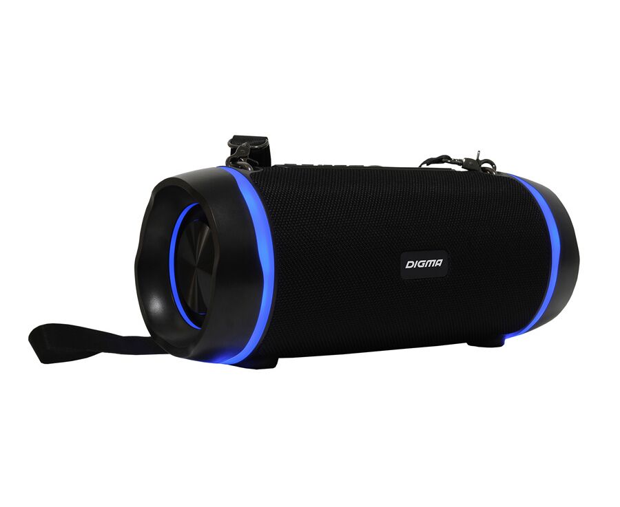Колонка портативная Digma S-39 черный 25 W 1.0 BT/USB 3000m Ah (SP3925 B)