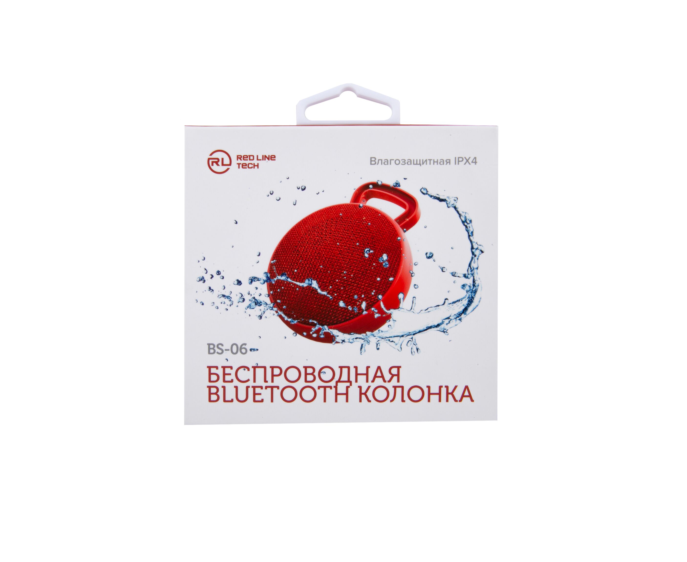 Беспроводная bluetooth-колонка Red Line Tech BS – 06, красный