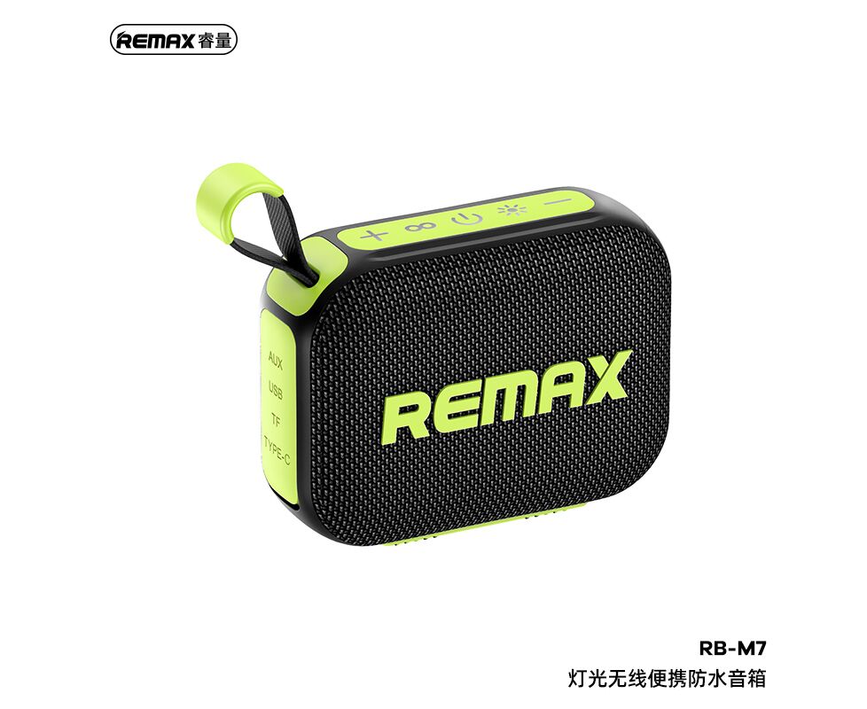 Портативная акустика REMAX Lighting 10 W Wireless Portable Waterproof Speaker RB-M7 (черный)