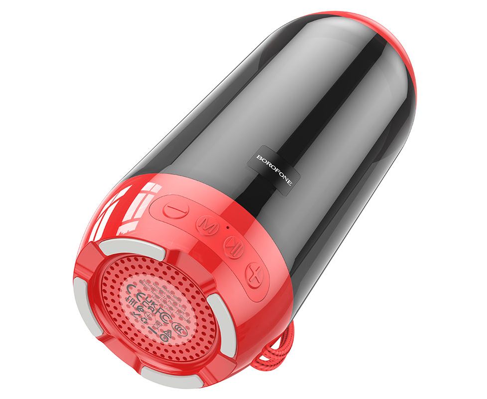Портативная колонка BOROFONE BR25 Crazy sound colorful luminous BT speaker (красный)