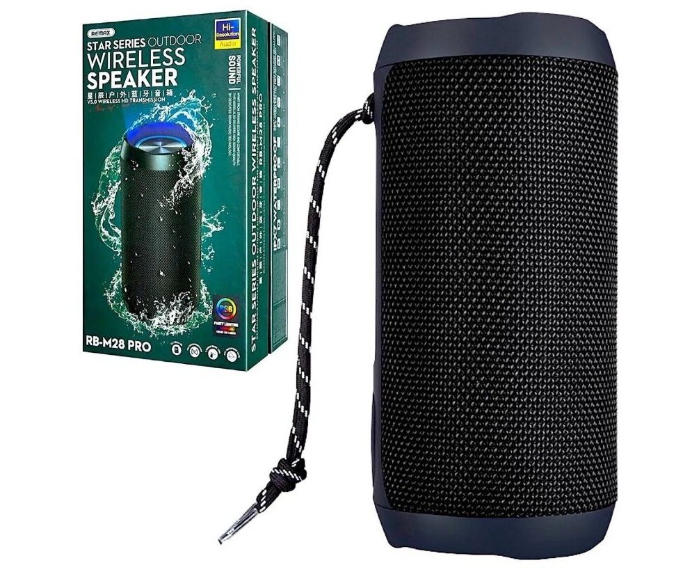 Колонка-Bluetooth REMAX RB-M28 PRO Star Series Outdoor Wireless Speaker черный