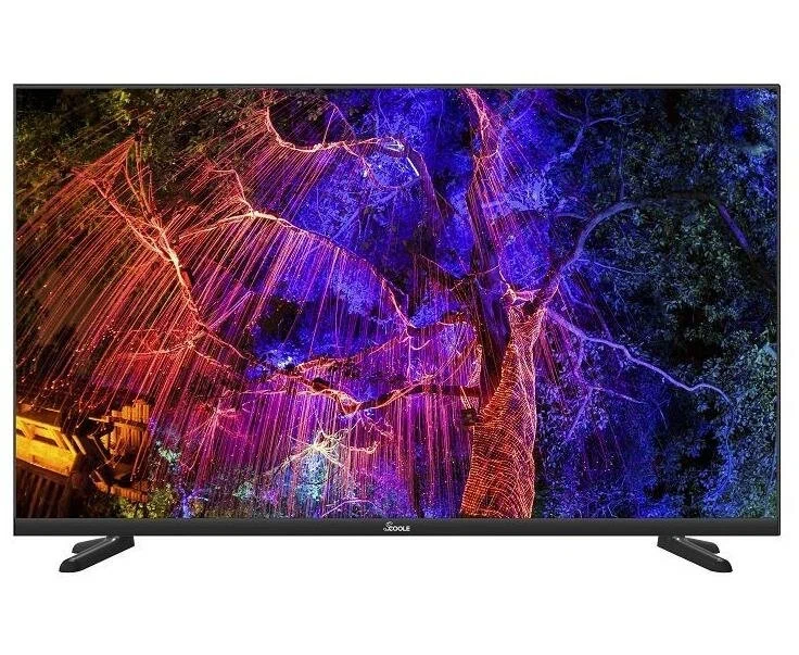 50" Телевизор Scoole SL-LED50 S02 T2 SU черный 3840x2160, 4 K Ultra HD, 60 Гц, Wi-Fi, Smart TV, Android TV