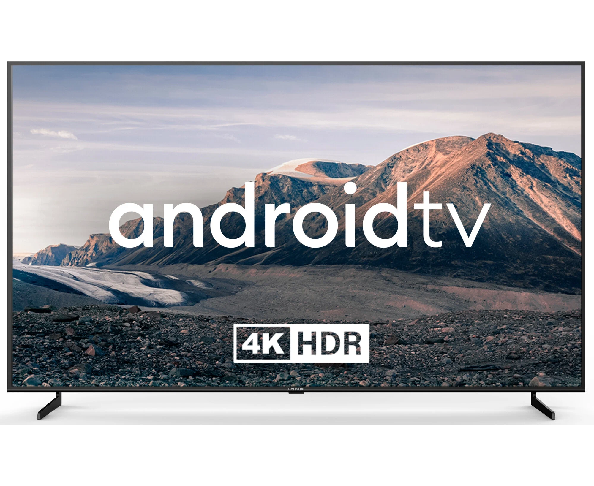 85" Телевизор Hyundai H-LED85 BU7007 черный 3840x2160, 4 K Ultra HD, 60 Гц, Wi-Fi, Smart TV, Android TV