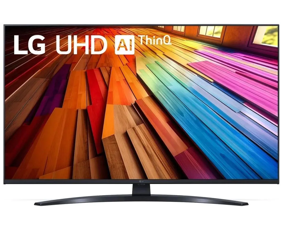 43" Телевизор LG 43 UT81006 LA.ARUB черный 3840x2160, 4 K Ultra HD, 60 Гц, Wi-Fi, Smart TV, web OS