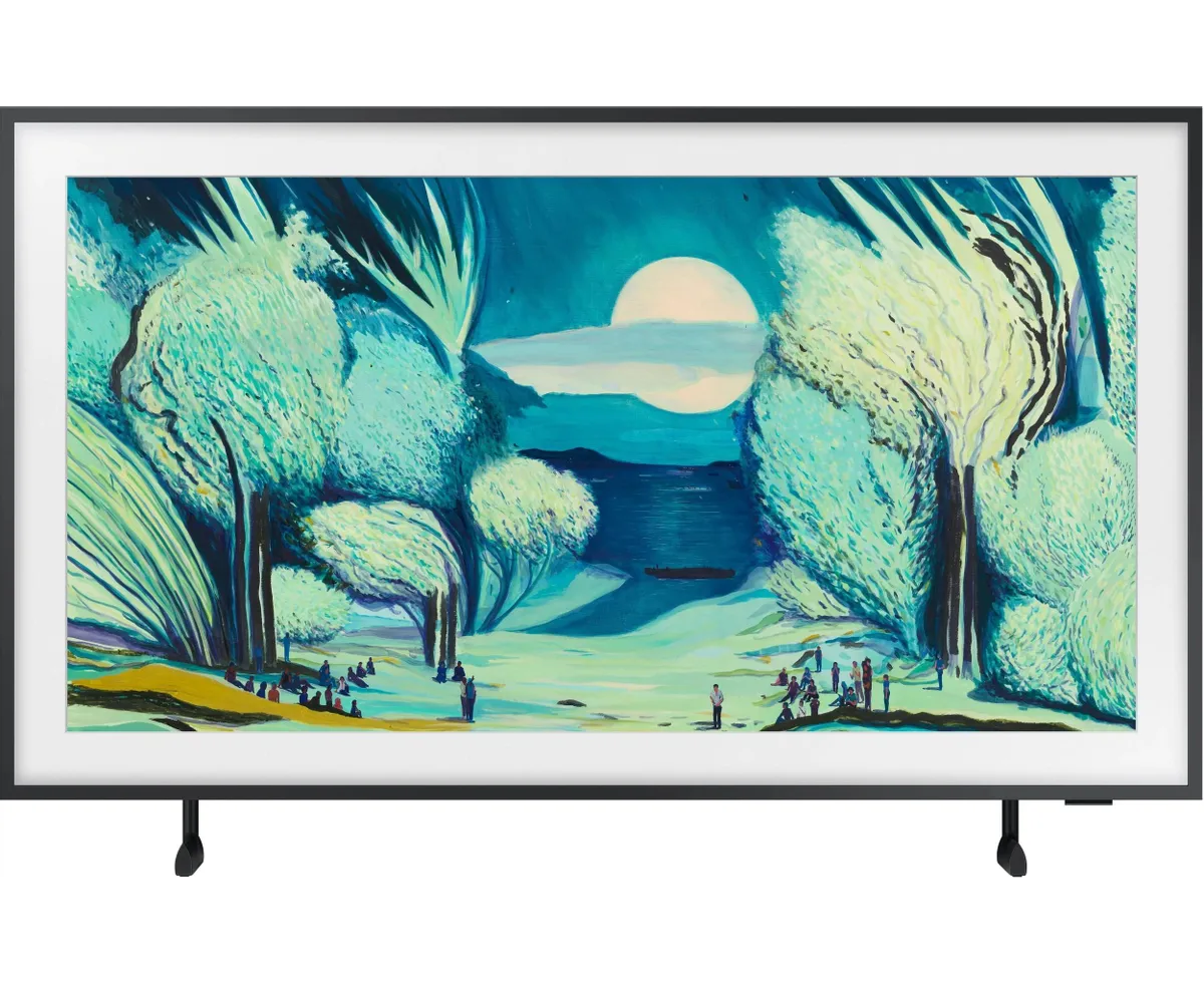 Телевизор QLED Samsung QE43 LS03 FAUXRU Serif темно-синий 4 K Ultra HD 50 Hz DVB-T DVB-T2 DVB-C DVB-S2 USB Wi Fi Smart TV