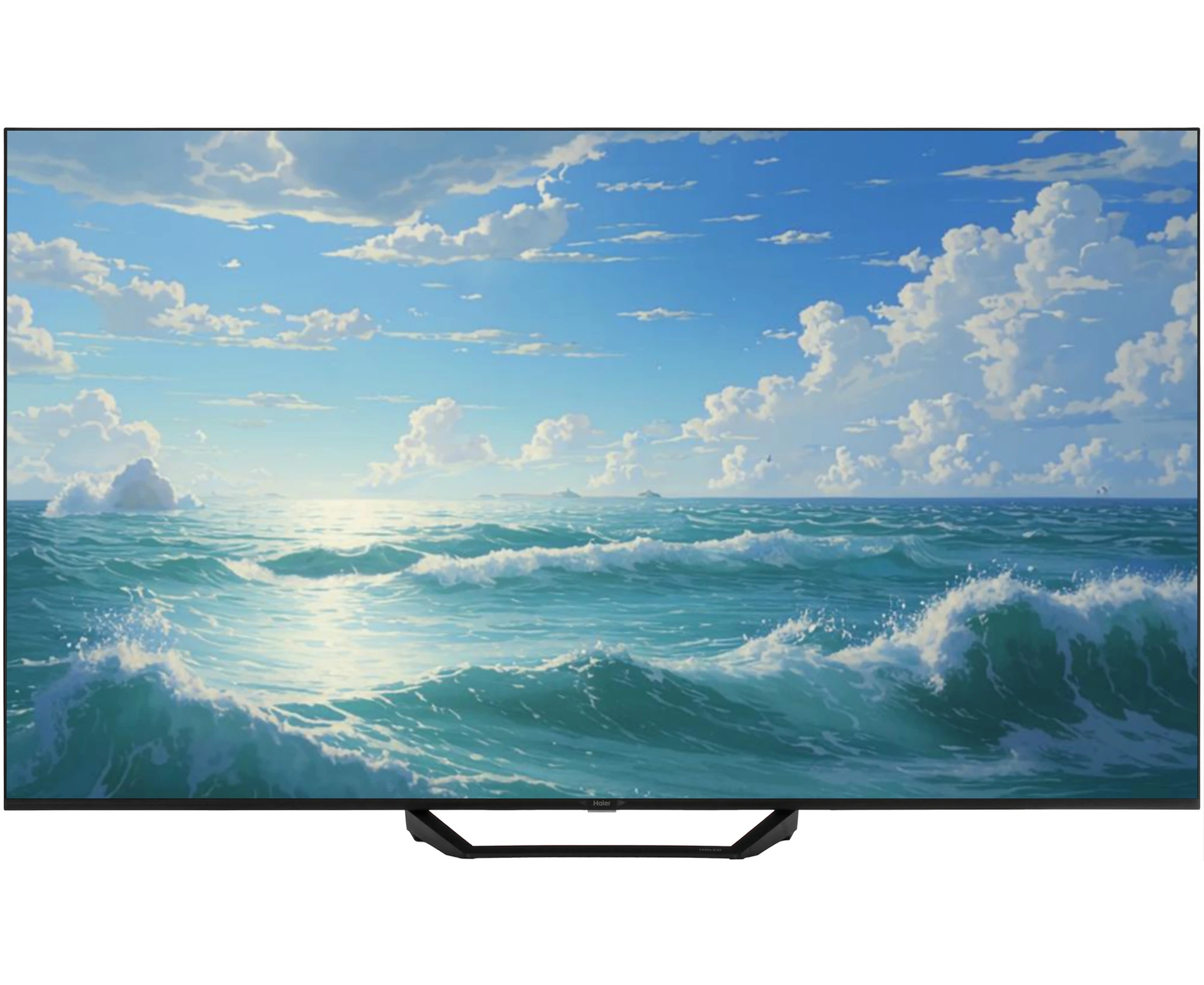 Телевизор Haier S2 Pro Frameless DH1 WVFD03 RU черный/черный 4 K Ultra HD 60 Hz MEMC DVB-T DVB-T2 DVB-C DVB-C2 DVB-S2 USB Wi Fi Smart TV