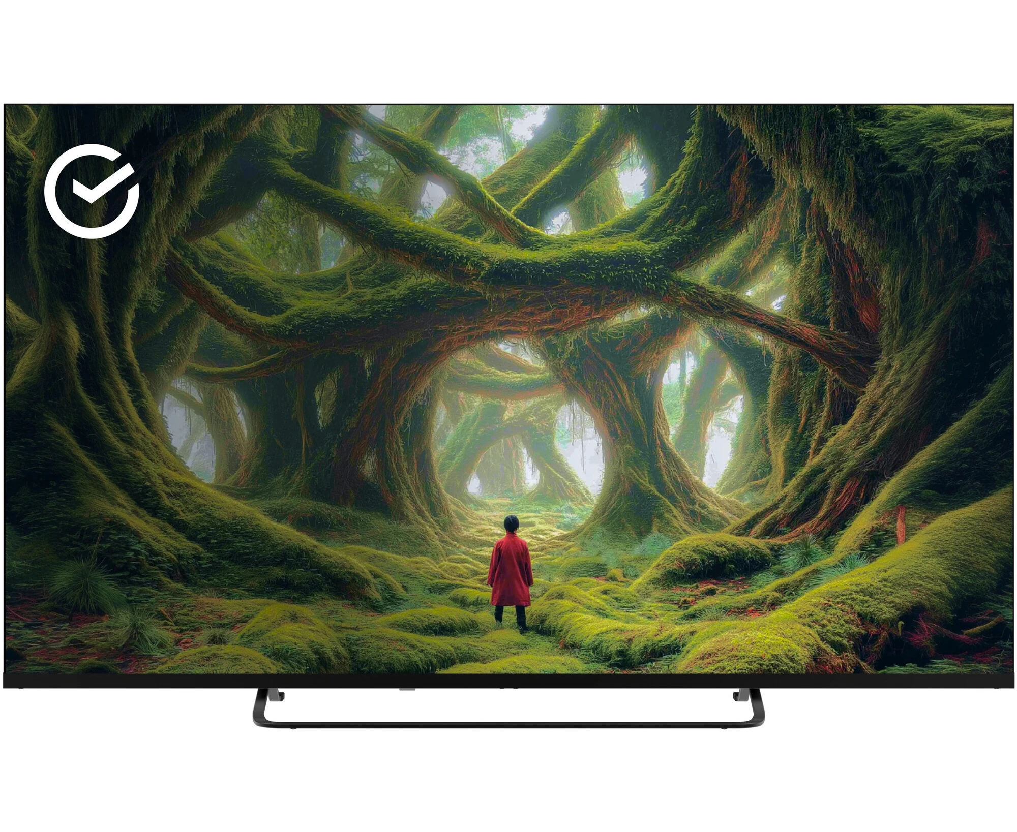 50" Телевизор Sber SDX 50 U4127 B чёрный 3840х 2160, 4 K Ultra HD, 60 Гц. Wi-Fi, Smart TV, Салют ТВ