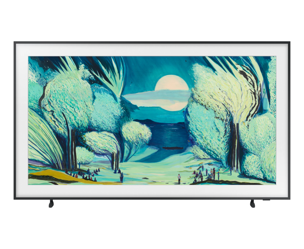 Телевизор QLED Samsung QE55 LS03 FAUXRU Q серебристый 4 K Ultra HD 50 Hz DVB-T2 DVB-C DVB-S2 USB Wi Fi Smart TV