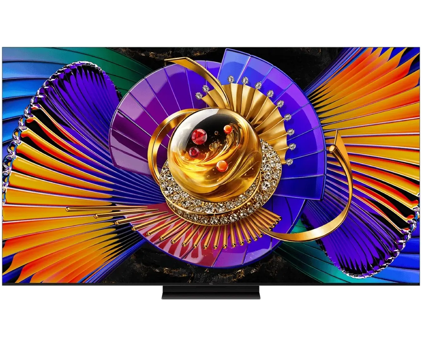 85" Телевизор TCL 85 C7 L черный Mini LED 3840x2160, 4 K Ultra HD, 144 Гц, Wi-Fi, Smart TV, Google TV