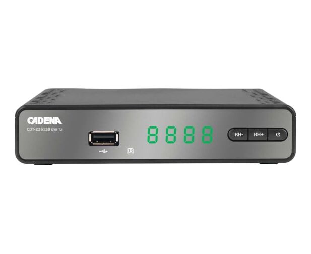 Ресивер DVB-T2 Cadena CDT-2351 SB черный