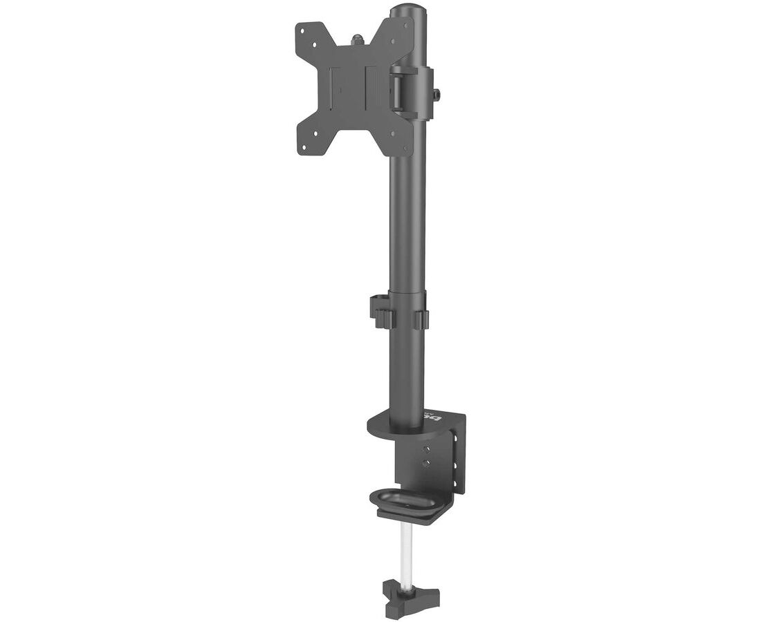 Кронштейн для мониторов ЖК Buro M061 черный 15"-32" макс.8кг крепление к столешнице поворот и наклон