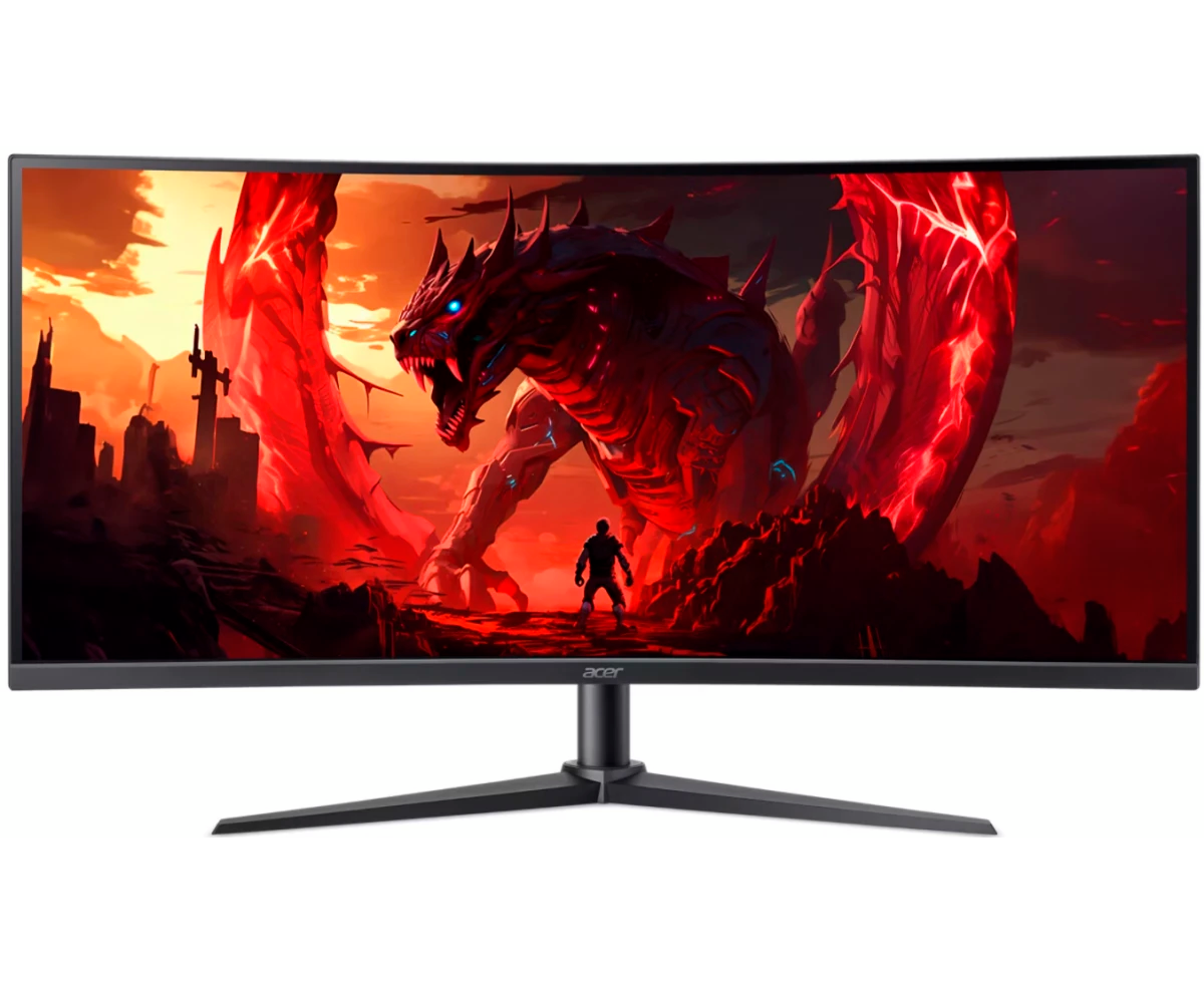 Монитор Acer Nitro XZ340 CURJ0bmiiphx (UM.CX0 CD.003) 34'' 1500 R, 21:9, VA, UWQHD, 1/5ms, 250cd, 120 Hz, HDMI, DP, HAS