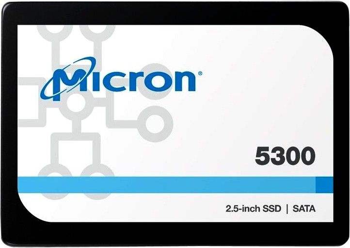 Твердотельный накопитель Micron 5300 PRO 7680 GB (MTFDDAK7 T6 TDS-1 AW1 ZABYY), 2.5 SATA Non-SED Enterprise Solid State Drive