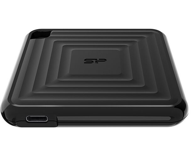SSD Silicon Power PC60 SP020 TBPSDPC60 CK External, 2 TB USB 3.2 Type-C R/W - 540/500 MB/s черный