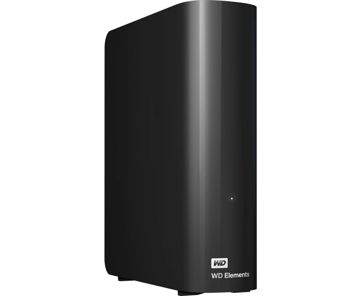 Внешний HDD Western Digital WDBWLG0200 HBK-EESN 20 TB Elements Desktop, 3.5", USB 3.0, Черный