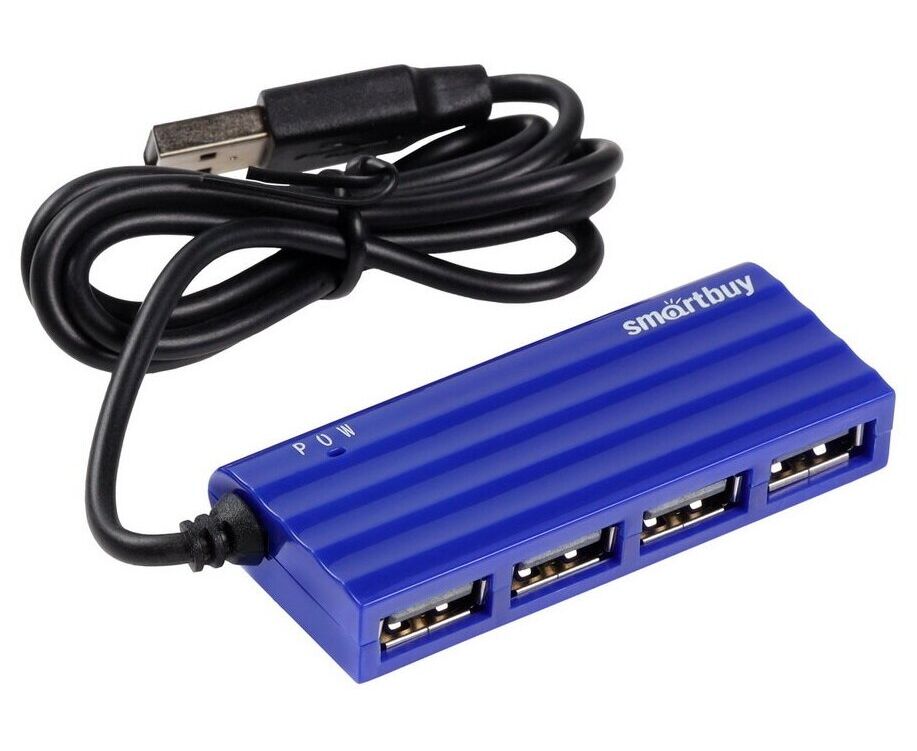 USB HUB SMARTBUY SBHA-6810-B синий