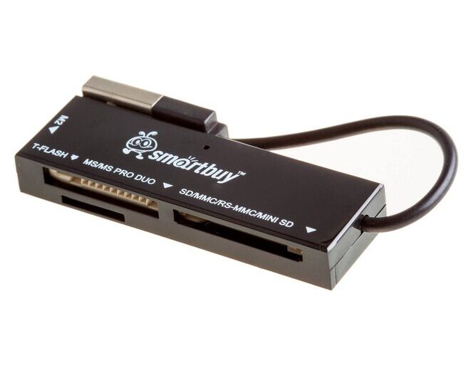 Картридер Smartbuy SBR-717-K черный