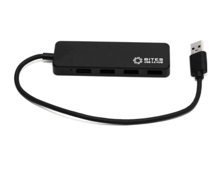 Концентратор 5bites HB34-310 BK 4*USB3.0 / USB PLUG / BLACK