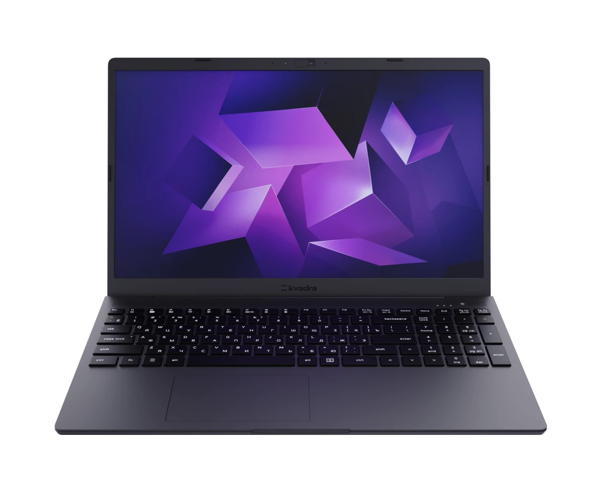 Ноутбук Kvadra Nau LE15 T (Y22 L02 P01101 R-7872 F1) Core i5 1235 U 8 Gb SSD512 Gb Intel UHD Graphics 15.6" FHD (1920x1080) без ОС dk.grey Wi Fi BT Cam