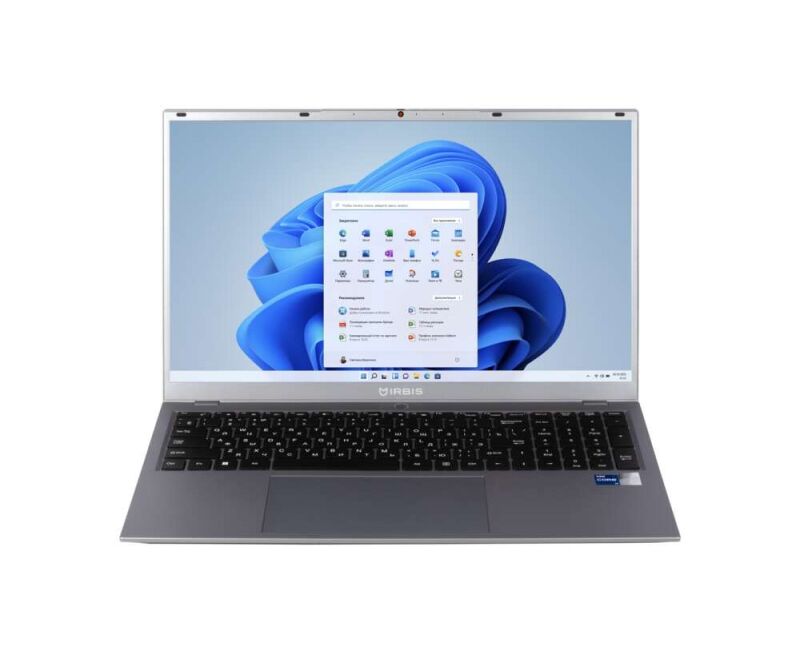 Ноутбук IRBIS 17 NBP4503-G3 (1920x1080) IPS 300cd, Core i5-12450 H, 16 Gb DDR4-3200(1), 512 Gb SSD, Wi-Fi 6+BT 5,76 Wh, Kbd Backlit, FPS, no OS Grey