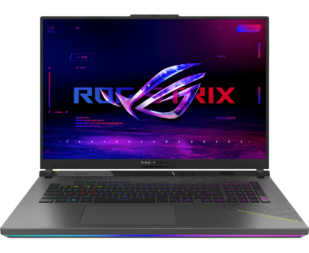 Ноутбук ASUS ROG Strix G18 G814 PM-S8074 (90 NR0 L29-M003 Y0_32) AMD Ryzen 9 8940 HX 2400 M Hz/18"/1920x1200/32 GB/1024 GB SSD/NVIDIA Ge Force RTX 5060 Без ОС