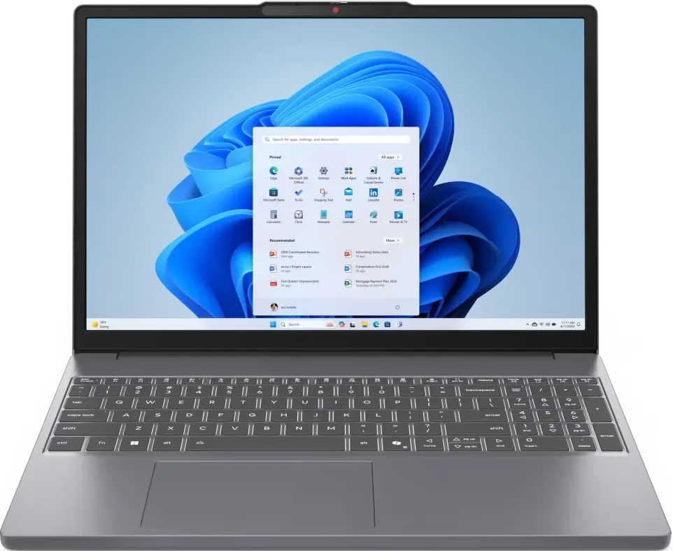 Ноутбук Lenovo Idea Pad Slim 3 15 IRH10 (83 K100 CSRM) 15.3" WUXGA 1920x1200/Intel Core i7 13620 H/16 Gb/1 Tb SSD/Intel UHD Graphics/No OS/серый/1.59 кг