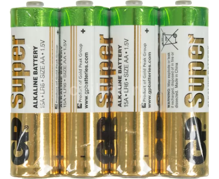 Батарея GP 15 ARS-2 SB4 LR6, AA, 1.5 V 4шт