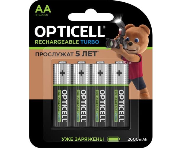 Аккумулятор OPTICELL Turbo HR6 BL4 (2600 m Ah) 6080002 (4/40)
