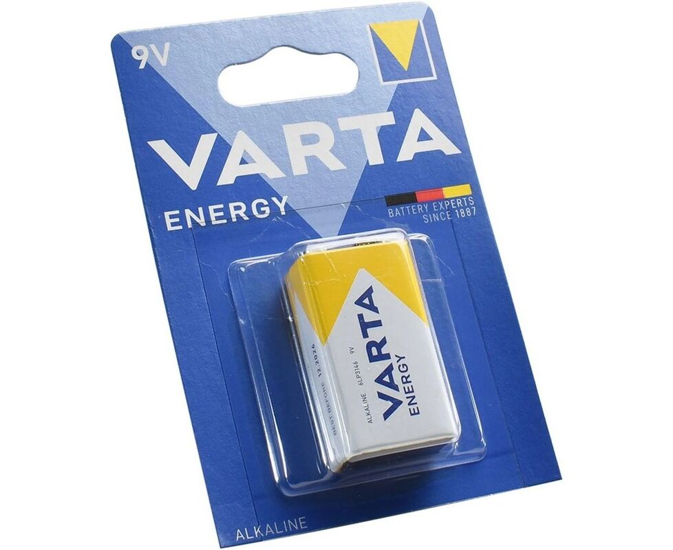 Батарейка VARTA 6 LR61 Energy 9 V (4122229411) (1 бл) (10/50)