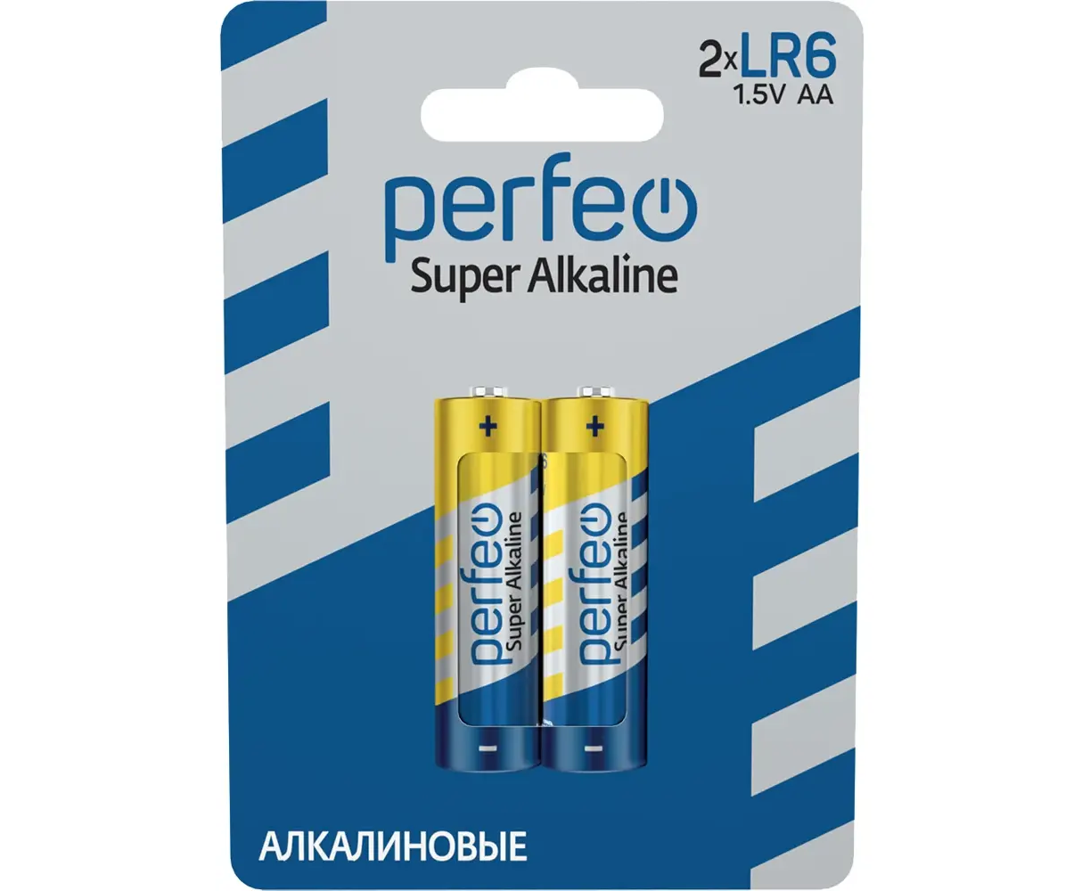 Эл. питания Perfeo LR6/2 BL Super Alkaline