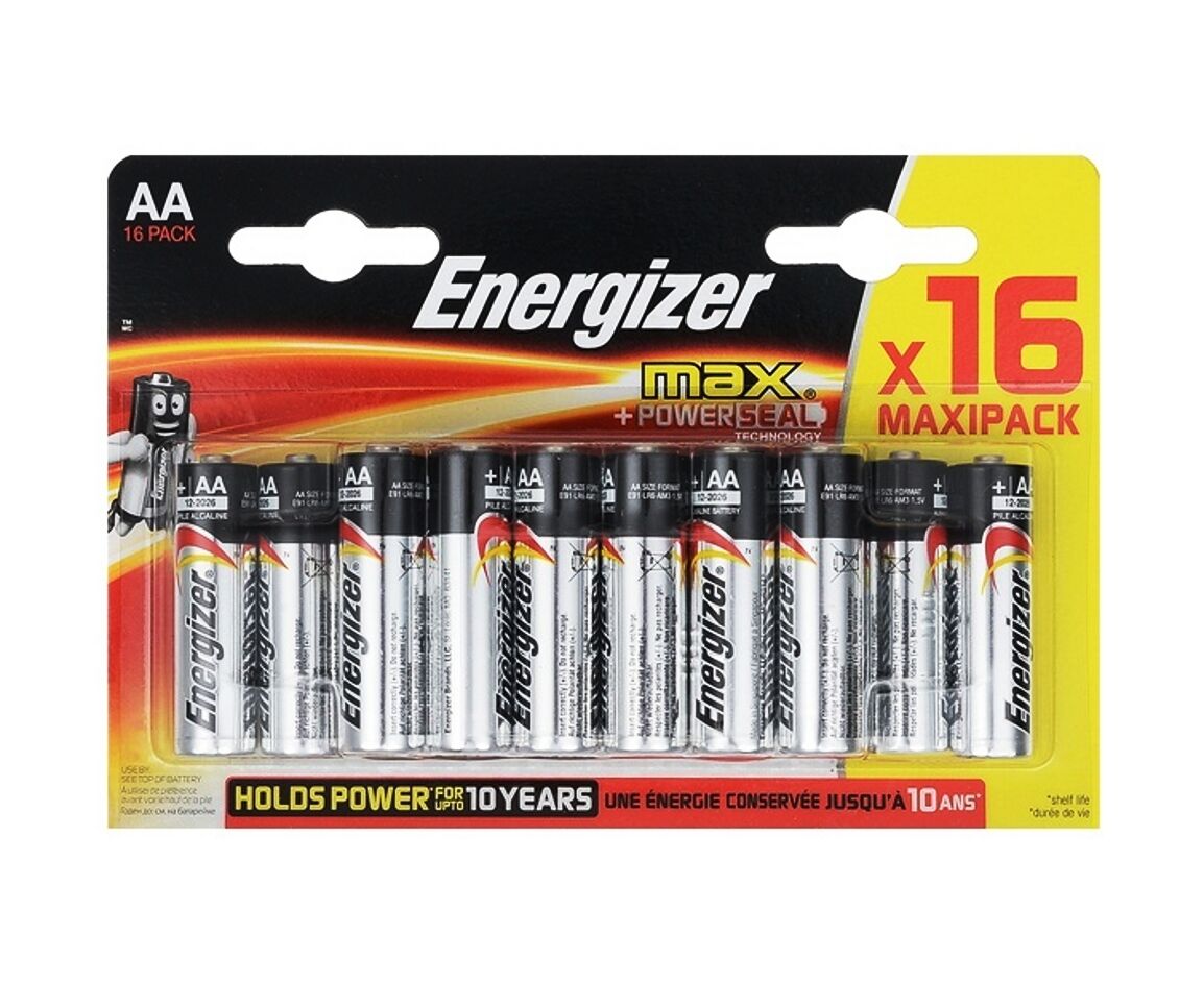 Батарейка AA Energizer LR06-16 BL Max (E301533101) (16/96)