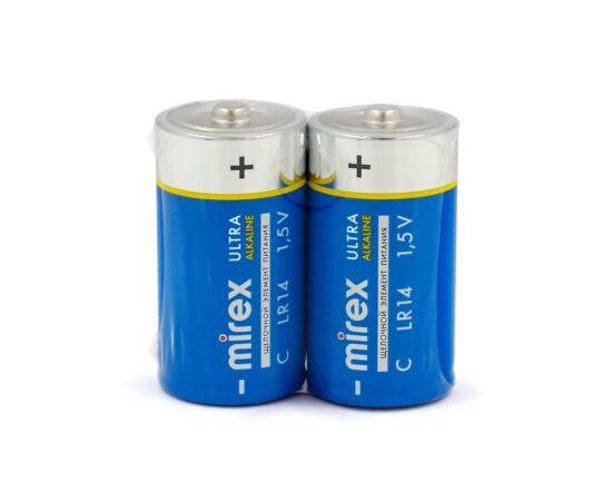Батарейка C Mirex LR14-2 P Ultra Alkaline (23702-LR14-S2) 1.5 B, (2/12/96)