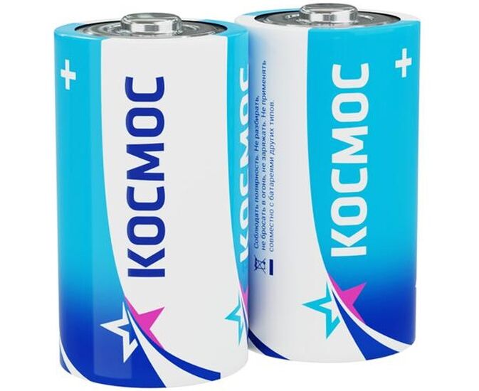 Батарейка D Космос R20-2 P (KOCR20)