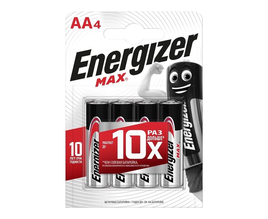 Батарейка AA Energizer LR06-4 BL Industrial (E301424302)