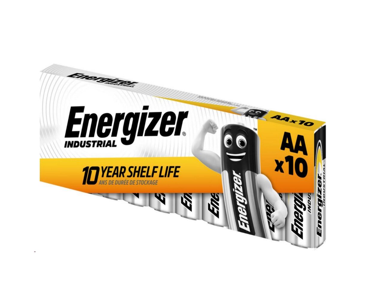 Батарейка AA Energizer LR06-10 BL Industrial (E301424502)