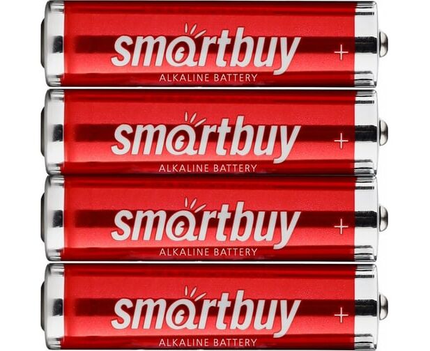 Батарейка AA Smart Buy LR06-4 P Alkaline (SBBA-2 A04 SB) 1.5 B, (4/60/720)