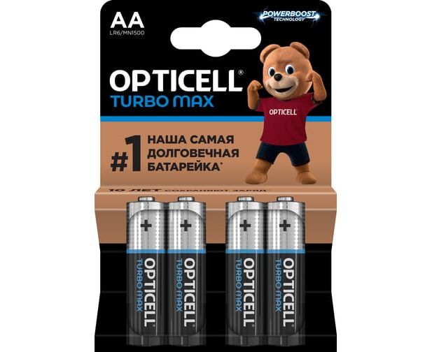 Батарейка OPTICELL Turbo Max LR6 BL4 6053003 (4/192)