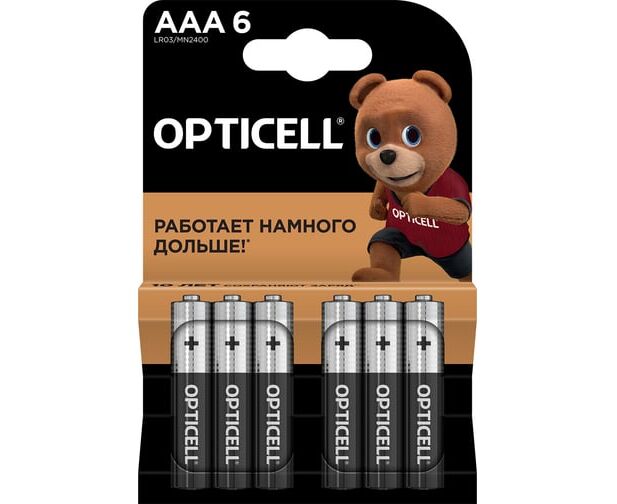 Батарейка OPTICELL Basic LR03 BL6 (5051007) (6/60)