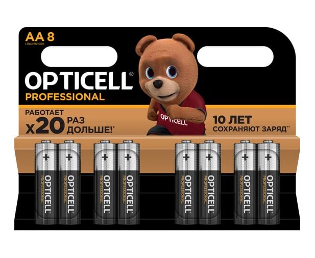Батарейка OPTICELL Professional LR6 BL8 5052007 (8/96)